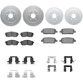 DFC 11-19 Nissan Juke Front & Rear Geospec Rotors with 5000 Advanced Brake Pads w/Hardware
