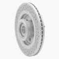 DFC 04-08 Ford F-150 Rwd Front Right Drilled & Slotted Geoperformance Rotor