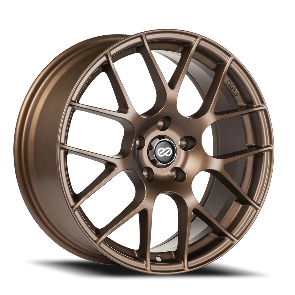 Enkei Raijin 18x9.5 45mm Offset 5x100 Bolt Pattern 72.6 Bore Bronze Paint Wheel