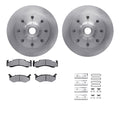 R1 Concepts Brake Rotor- Blank with Optimum Oe Pads Hdw Fits Dodge B250