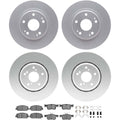DFC 17-20 Honda Civic Front & Rear Geospec Rotors with 5000 Advanced Brake Pads w/Hardware