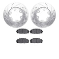 R1 E- Line Series Brake Rotor - D/S - Silver w/ Ceramic Pads Fits Toyota Hiace