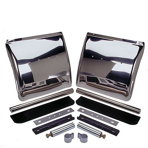 21 WIDE QUARTER FENDER W/ BRACKETS