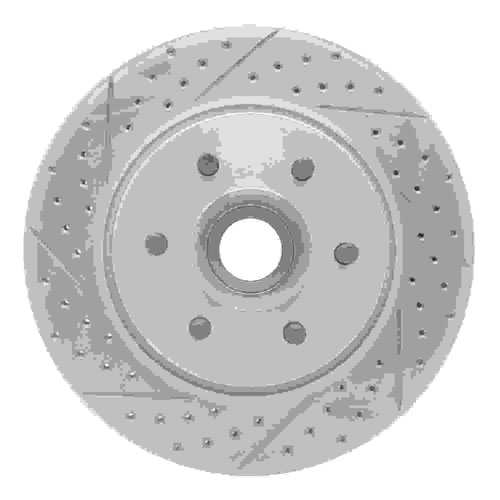 DFC 04-08 Ford F-150 Rwd Front Left Drilled & Slotted Geoperformance Rotor