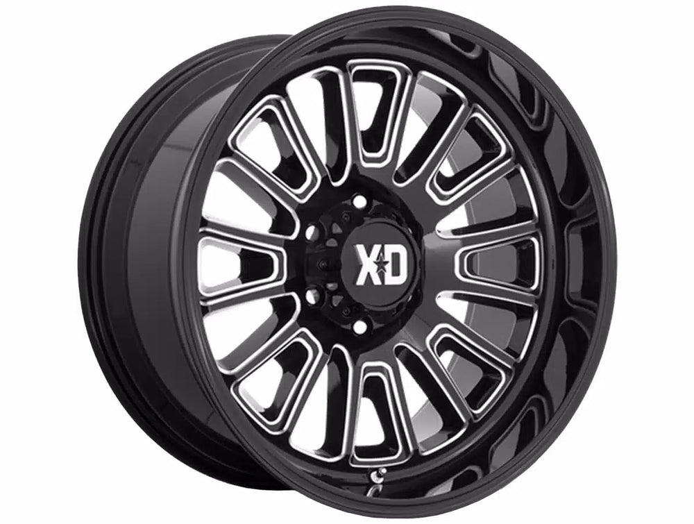 ROVER 20X9 5X5.0 18MM GLOSS BLACK MILLED