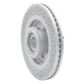 R1 04-08 Ford F-150 Rwd Front Right Drilled & Slotted Geoperformance Rotor