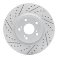 DFC 17-19 Honda CR-V Front Drilled & Slotted Geoperformance Rotors 5000 Advanced Pads w/Hardware