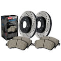 R1 Concepts Brake Rotor- Slotted - Silver Fits Mercedes-Benz GLE300d