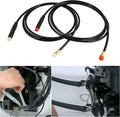 SS PRO BULKHEAD HOSE KIT 2X16 FT; TWO 16FT HOSES