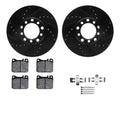 R1 E- Line Series Brake Rotor - D/S - Black w/ Ceramic Pads Hdw Fits Mercedes-Benz 280SE