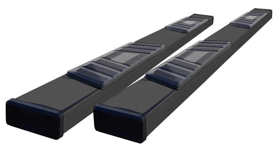 0718 SILVERADO/SIERRA EXTENDED/DOUBLE CAB TEXTURED BLACK STX500 RUNNING BOARDS