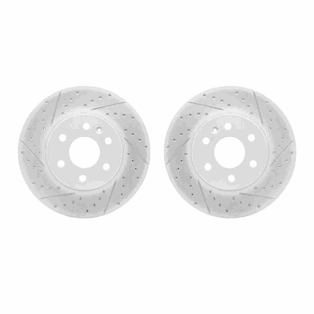 DFC 15-20 Chevrolet Colorado Front Drilled & Slotted Geoperformance Rotors