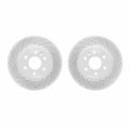 DFC 15-20 Chevrolet Colorado Front Drilled & Slotted Geoperformance Rotors