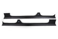 Crawltek 2018-2025 Jeep Wrangler JL 4 Door Aluminum Rocker Body Cladding - Black - JL40411