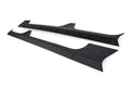 Crawltek 2018-2025 Jeep Wrangler JL 4 Door Aluminum Rocker Body Cladding - Black - JL40411