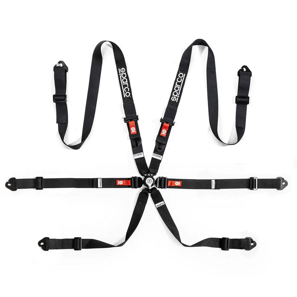 Sparco BELT COMP H2 PD 6PT STEEL BLU