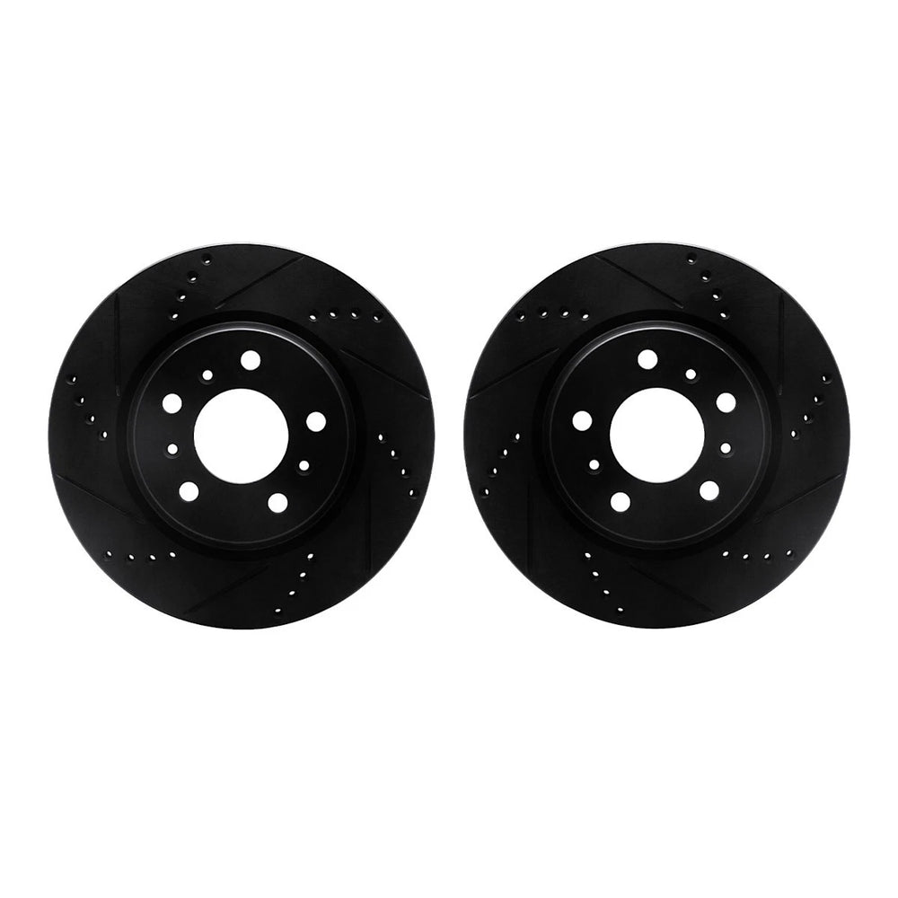 R1 Concepts Brake Rotor- D/S - Black Fits Buick Allure