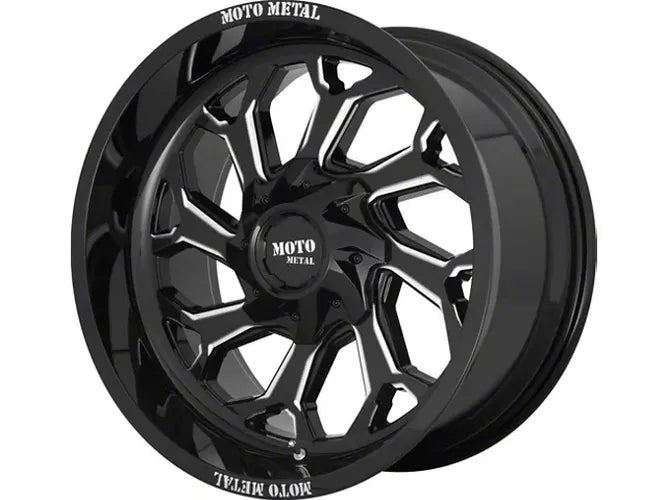 MO999 20x10 8x180.00 GLOSS BLACK MILLED (18 mm)