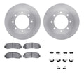 R1 Concepts Brake Rotor- Blank with Optimum Oe Pads Hdw Fits Ford F-350