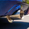 DC Sports exhaust close-up