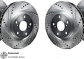 R1 Concepts Brake Rotor- Slotted - Silver Fits Mercedes-Benz E280