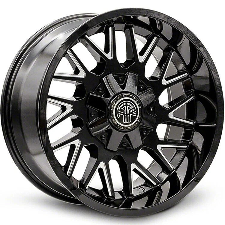 REVOLVER 803 20X9.0 SATIN BLACK/MILLED 5X127/5X139.7 18MM OS 87.1 CB