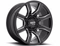 MO804 SPIDER 20X10 8X170 12MM GLOSS BLACK MILLED