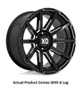 OUTBREAK 18x9 8x180.00 GLOSS BLACK MILLED (12 mm)