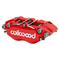 WilWood Caliper-NDPR (Thin Pad)-Red 1.75 Pistons .25 Disc 120-18054-RD