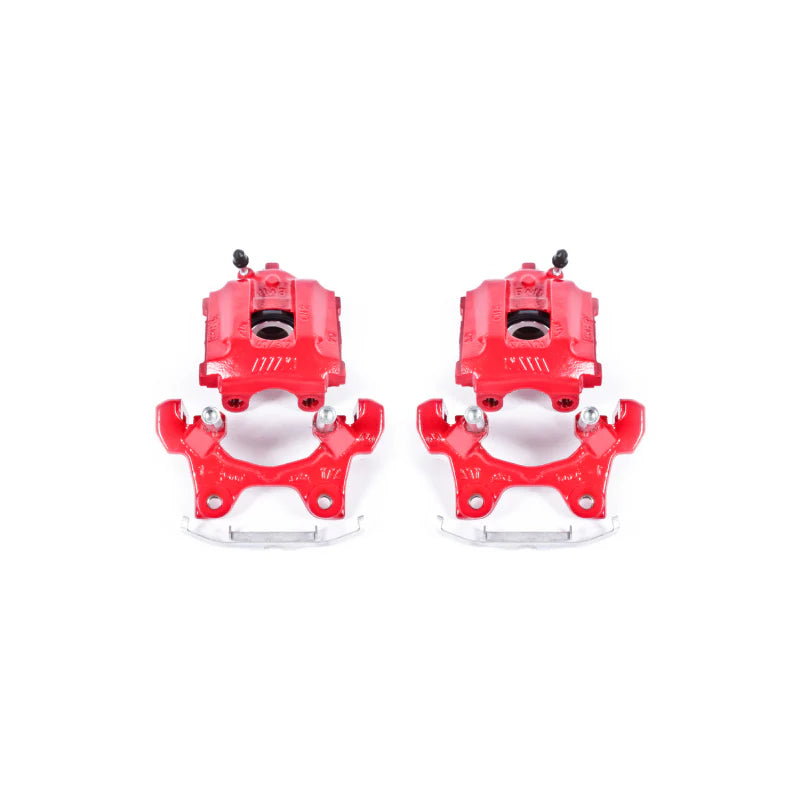 Power Stop 95-99 BMW M3 Rear Red Calipers w/Brackets - Pair