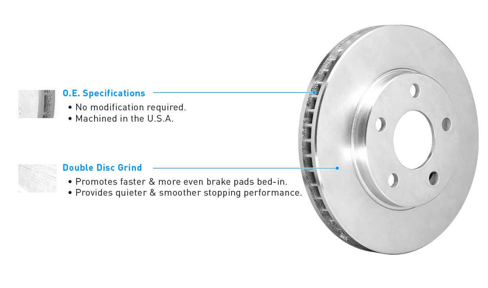 R1 Concepts Brake Rotor Fits Porsche Cayenne