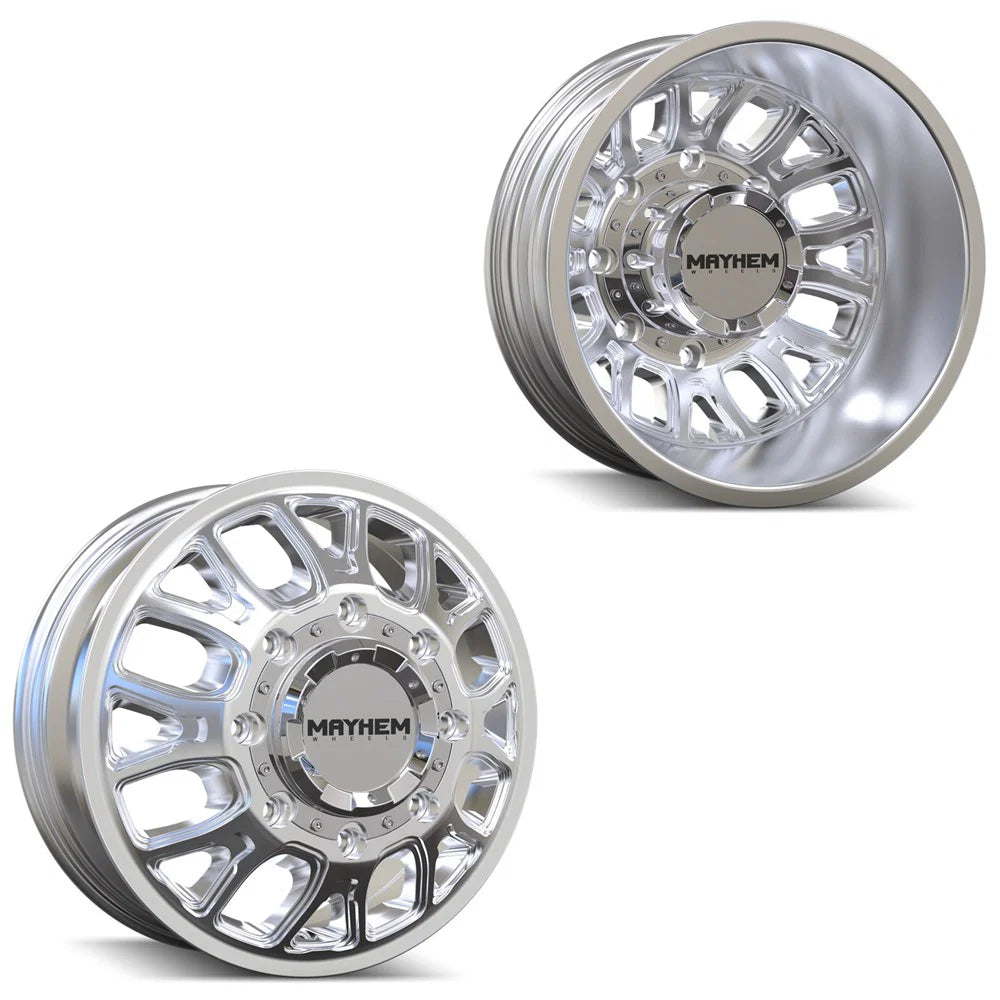 Mayhem polished auto part