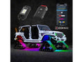 XK Glow RGBW Addressable LED Rock Light Kits Standard XKalpha App Controlled