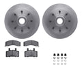 R1 Concepts Brake Rotor- Blank with Optimum Oe Pads Hdw