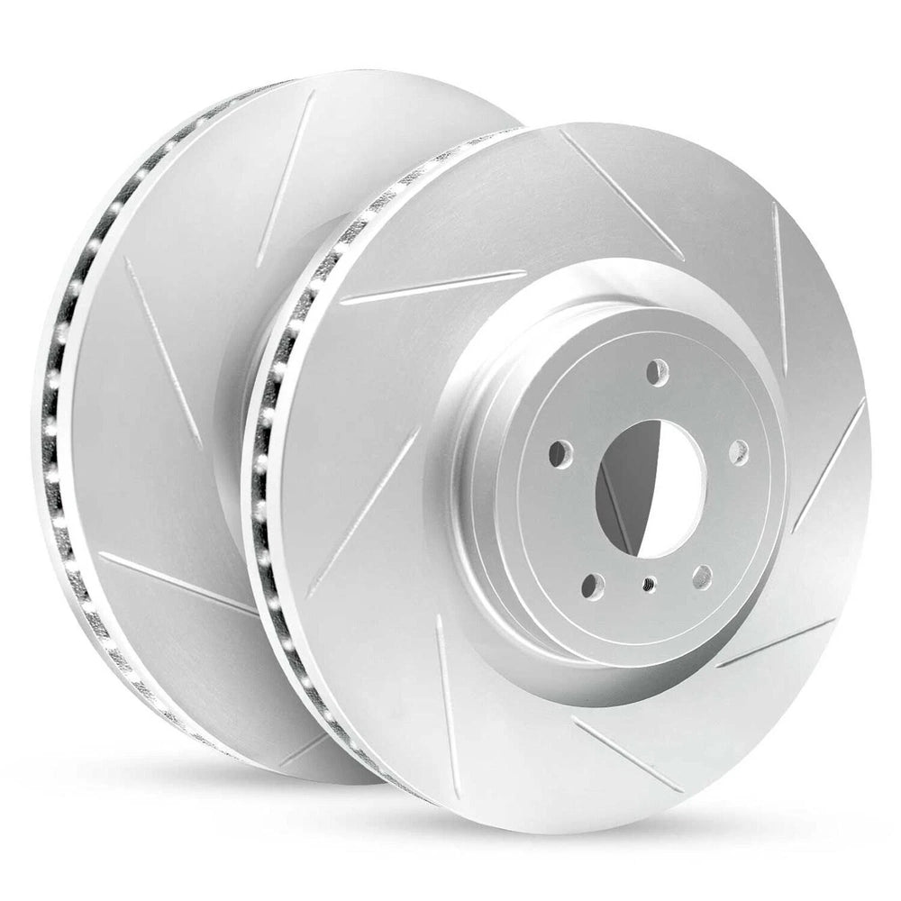 R1 Concepts Brake Rotor- Slotted - Silver Fits Buick Rainier