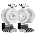 DFC 04-12 Chevrolet Malibu Front & Rear Geospec Rotors with 5000 Advanced Brake Pads w/Hardware