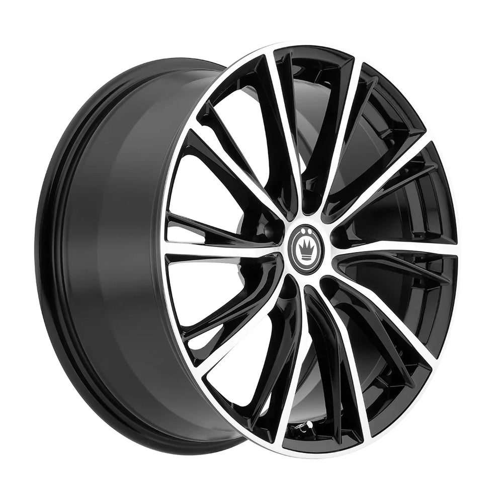 Konig Impression 17x7.5 5x108 ET40 Gloss Black w/ Machined Face