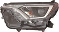 LH HEADLIGHT ASSY; HALOGEN; USA BLT TY RAV4 1618