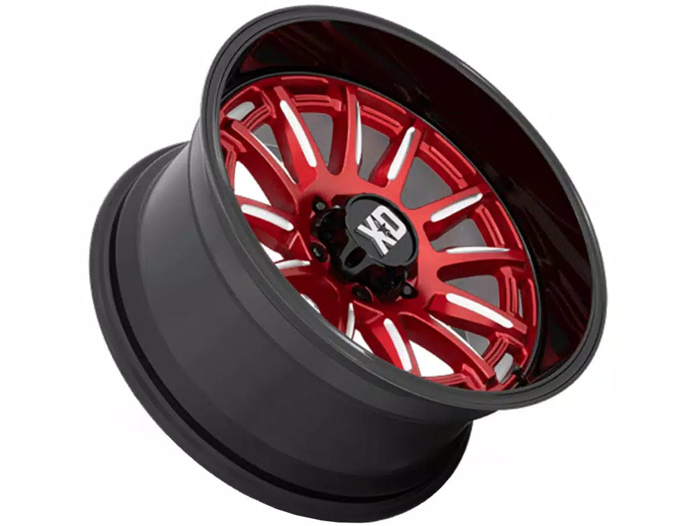 PHOENIX 20X9 6X135 00MM CANDY RED MILLED W/ BLACK LIP