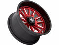 PHOENIX 20X9 6X135 00MM CANDY RED MILLED W/ BLACK LIP