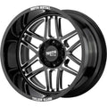 FOLSOM 20x10 5x127.00 GLOSS BLACK MILLED (18 mm)