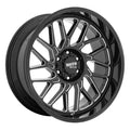 MO805 20X10 8X170 18MM GLOSS BLACK MILLED