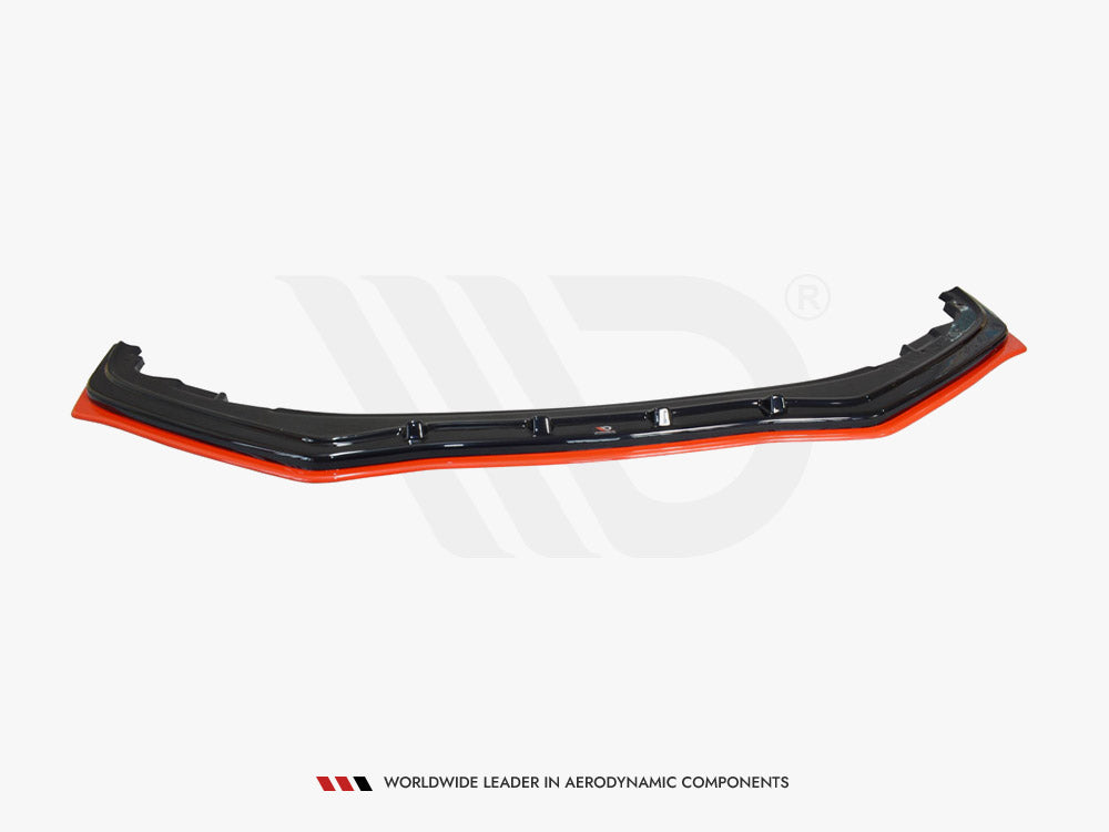 Maxton Design V4 Redline Gloss Black Front Lip - 2017 86