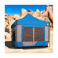 EZ UP CAMPING CUBE 6.4 CONVERTS 10FT STRAIGHT LEG CANOPY INTO CAMPING TENT SPLASH