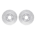 R1 Concepts Brake Rotor- D/S - Silver Fits INFINITI Q45