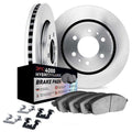 DFC 09-15 Toyota Venza Front & Rear Rotors w/4000 HybriDynamic Brake Pads w/Hardware