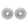 R1 Concepts Brake Rotor- D/S - Silver Fits Cadillac CTS