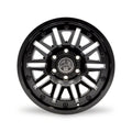 STORM 701 20X9.0 SATIN BLACK 6X139.7 12MM OS 106.1 CB