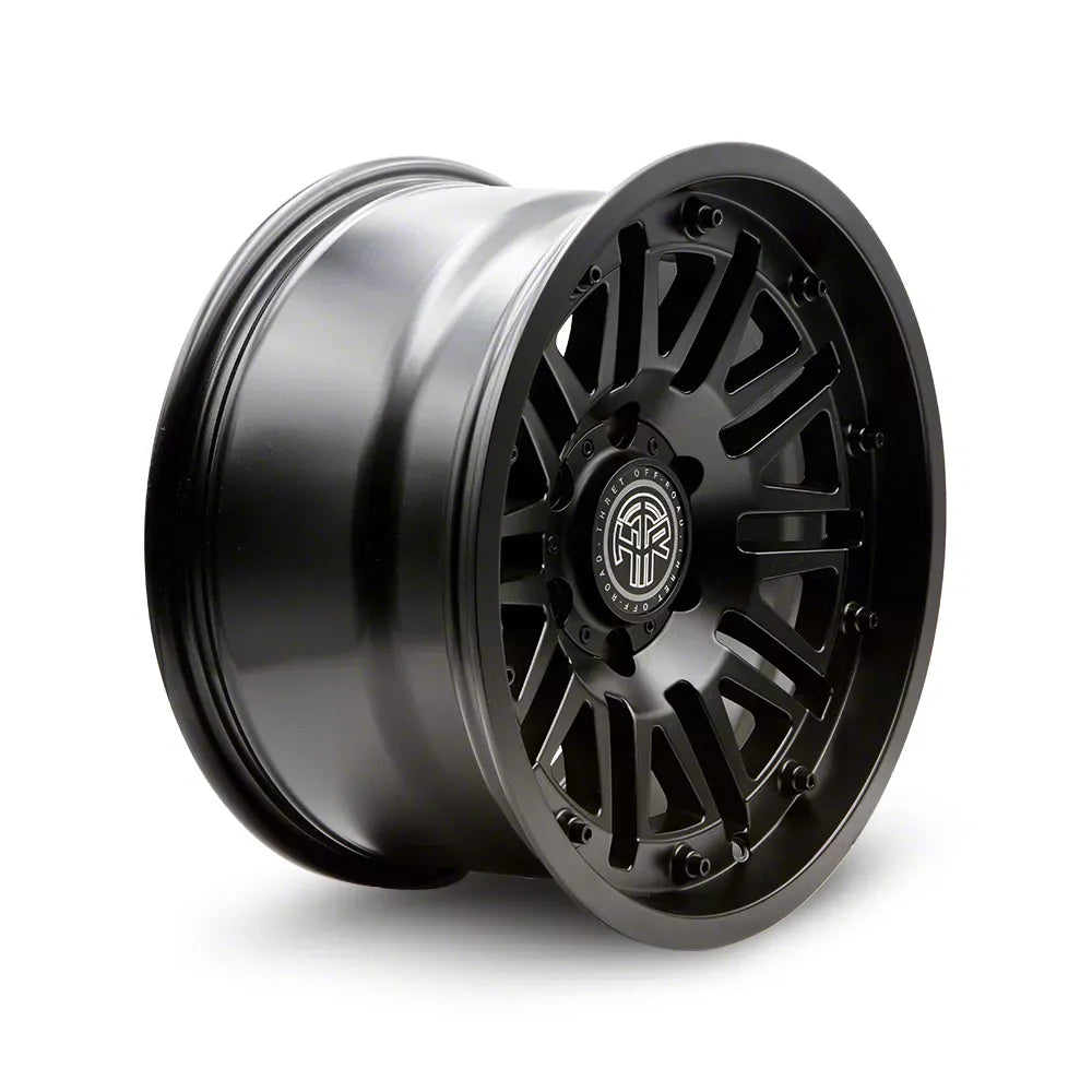STORM 701 20X9.0 SATIN BLACK 6X139.7 12MM OS 106.1 CB