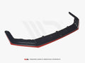 Maxton Design V2 Redline Gloss Black Front Lip - 2015 WRX / STI